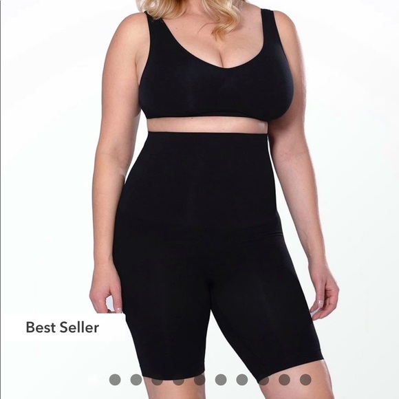 Empetua medium/large black high rise shaper shorts - Picture 1 of 12